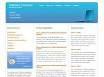 Software Company Free CSS Template