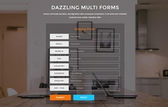 Dazzling Multi Forms Flat Responsive Widget Template