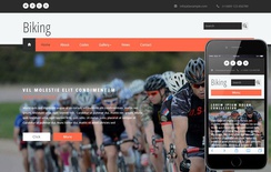 Biking a Sports Category Flat Bootstrap Responsive Web Template