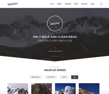 Creativo a Corporate portfolio Flat Responsive web template