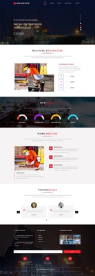 Diligence an Industrial Category Bootstrap Responsive Web Template