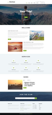 Njoy Travels a Travel Category Bootstrap Responsive Web Template
