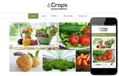 Crops a Agriculture Category Flat Bootstrap Responsive Web Template