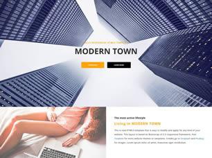 Modern Town Free CSS Template