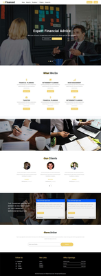 Financed a Corporate Category Bootstrap Responsive Web Template