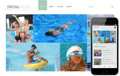 Swimming a Sports Category Flat Bootstrap Responsive Web Template
