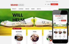 Brand Logo a Flat ECommerce Bootstrap Responsive Web Template