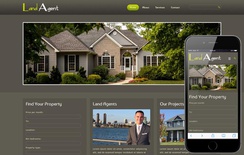 Land Agent Real Estate Mobile Website Template