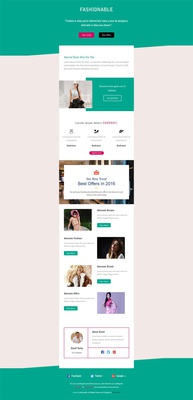 Fashionable a Newsletter Responsive Email Template