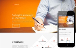 Office a Single Page Multipurpose Flat Bootstrap Responsive web template