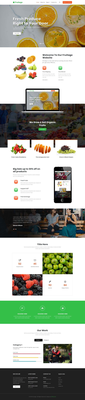 Fruitage Agriculture Category Bootstrap Responsive Web Template.