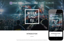 Rock Music an entertainment Flat Bootstrap Responsive Web Template