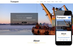 Transport a Industrial Category Flat Bootstrap Responsive Web Template