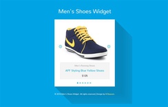 Mens Shoes Responsive Widget Template