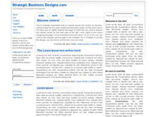 Strategic Business Designs Free CSS Template