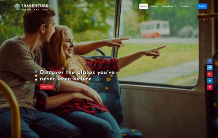 Traventure Travel Category Bootstrap Responsive Web Template