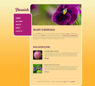 Flourish: CSS Templates | TEMPLATED