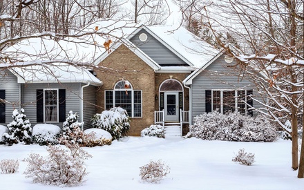 Winter Cottages Widget Responsive Template