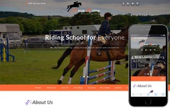 Horse Riding Sports Category Bootstrap Responsive Web Template