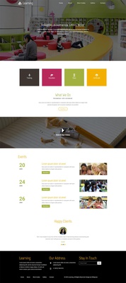 Learning An Education Category Flat Bootstrap Responsive  Web Template